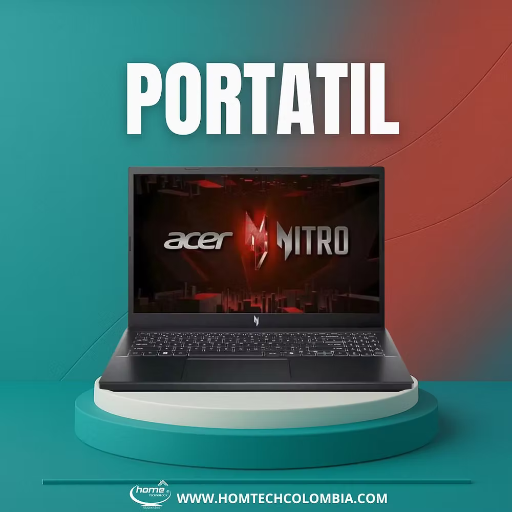 Portátil Acer Gamer AMD Ryzen 5 – 8GB DDR5, 512GB SSD, Pantalla 15.6” Full HD, RTX 2050