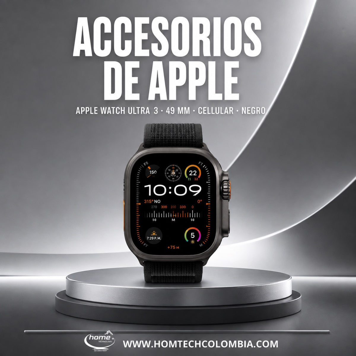 Apple Watch Ultra 3 49mm + Cell Negro