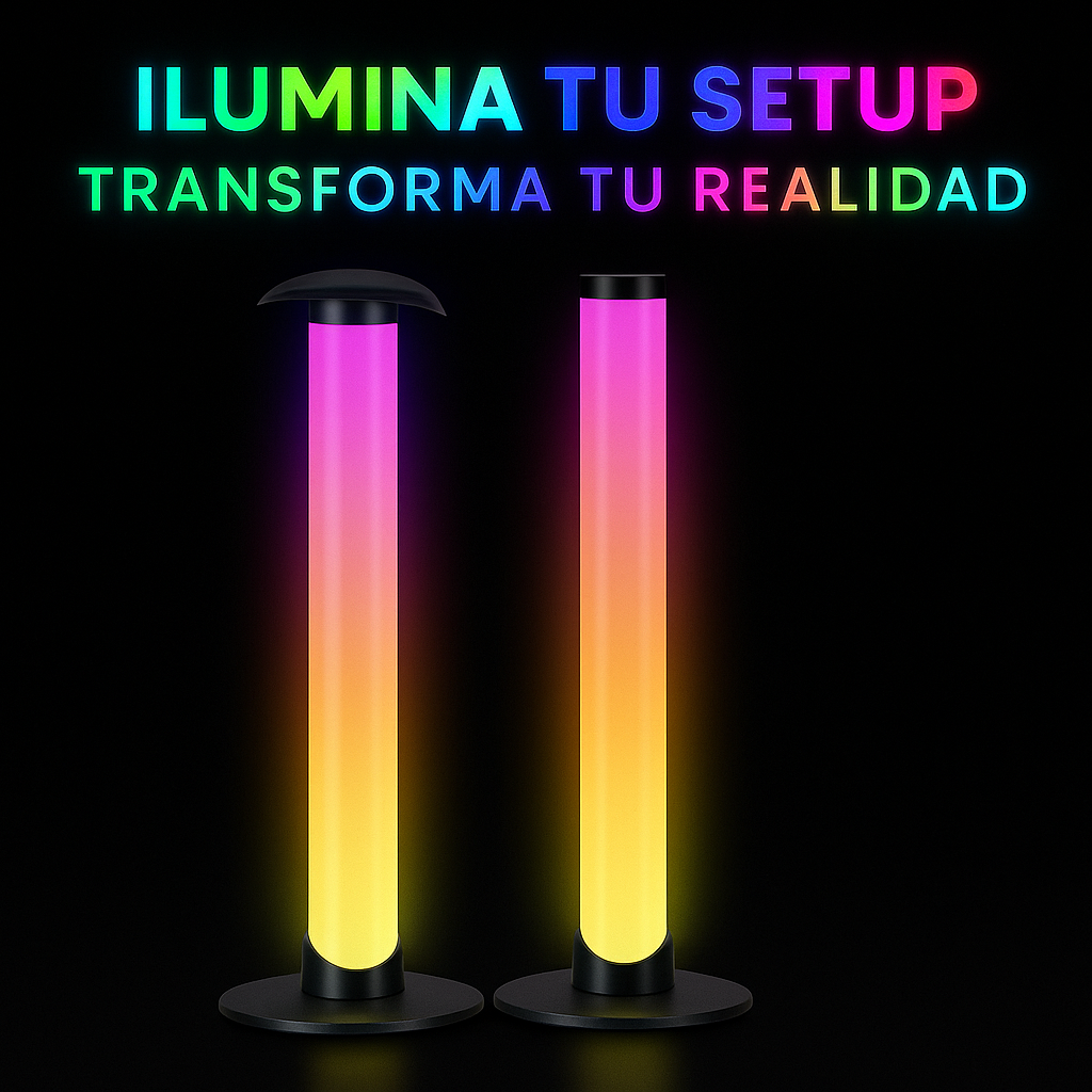 Pack x2 Lámparas RGB con Soporte para Audífonos