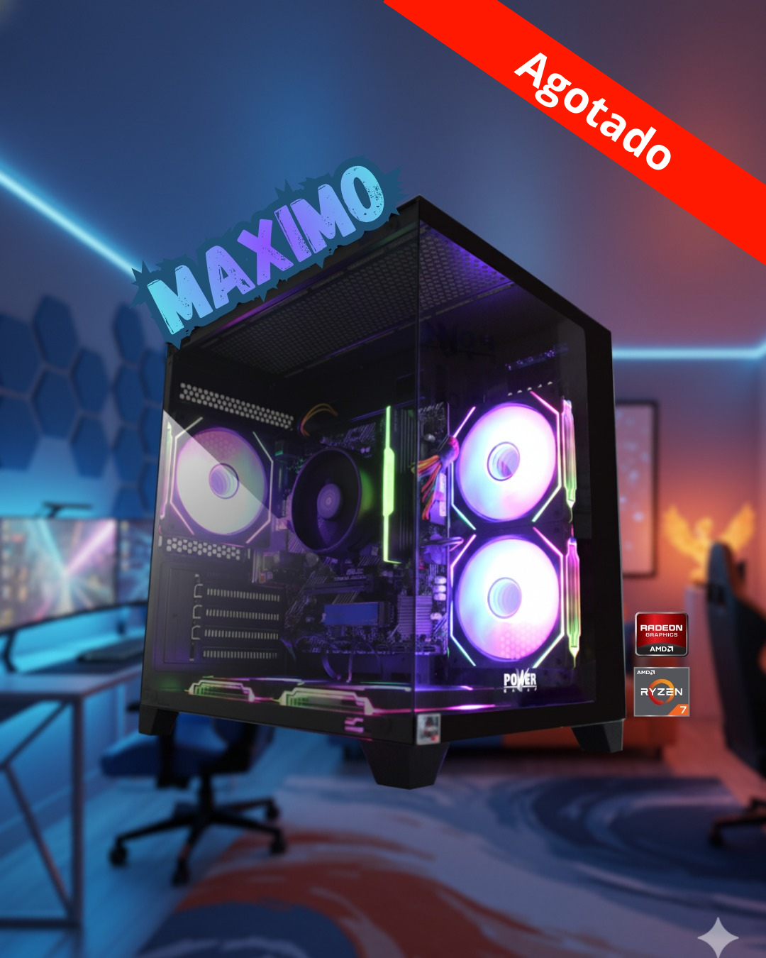 Gamer Maximo / Amd Ryzen 7 5700X - RX 9060XT 8GB