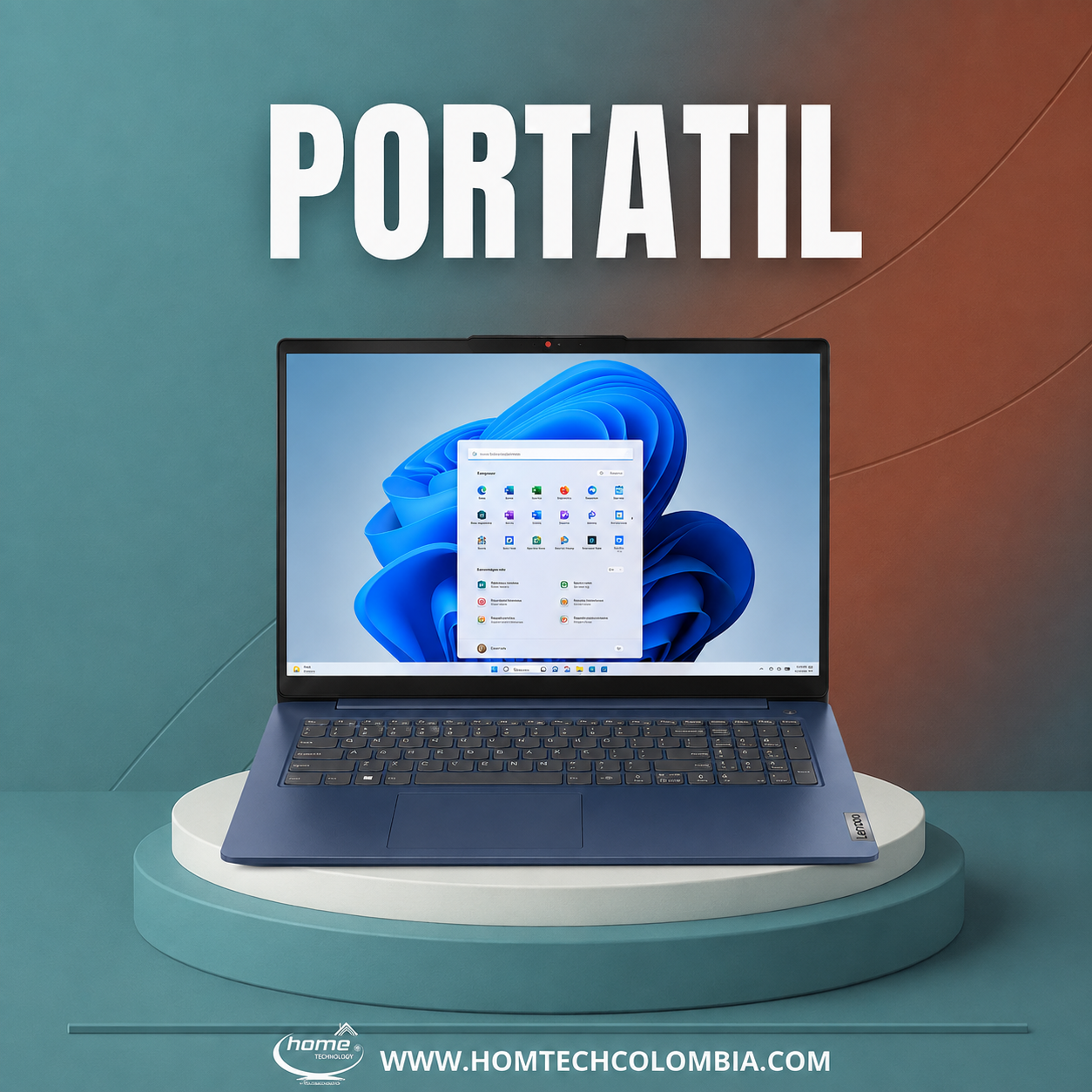 Lenovo IdeaPad Slim 3 83K700F6LM - Portátil Ryzen 5 7430U, 8GB RAM, SSD 512GB