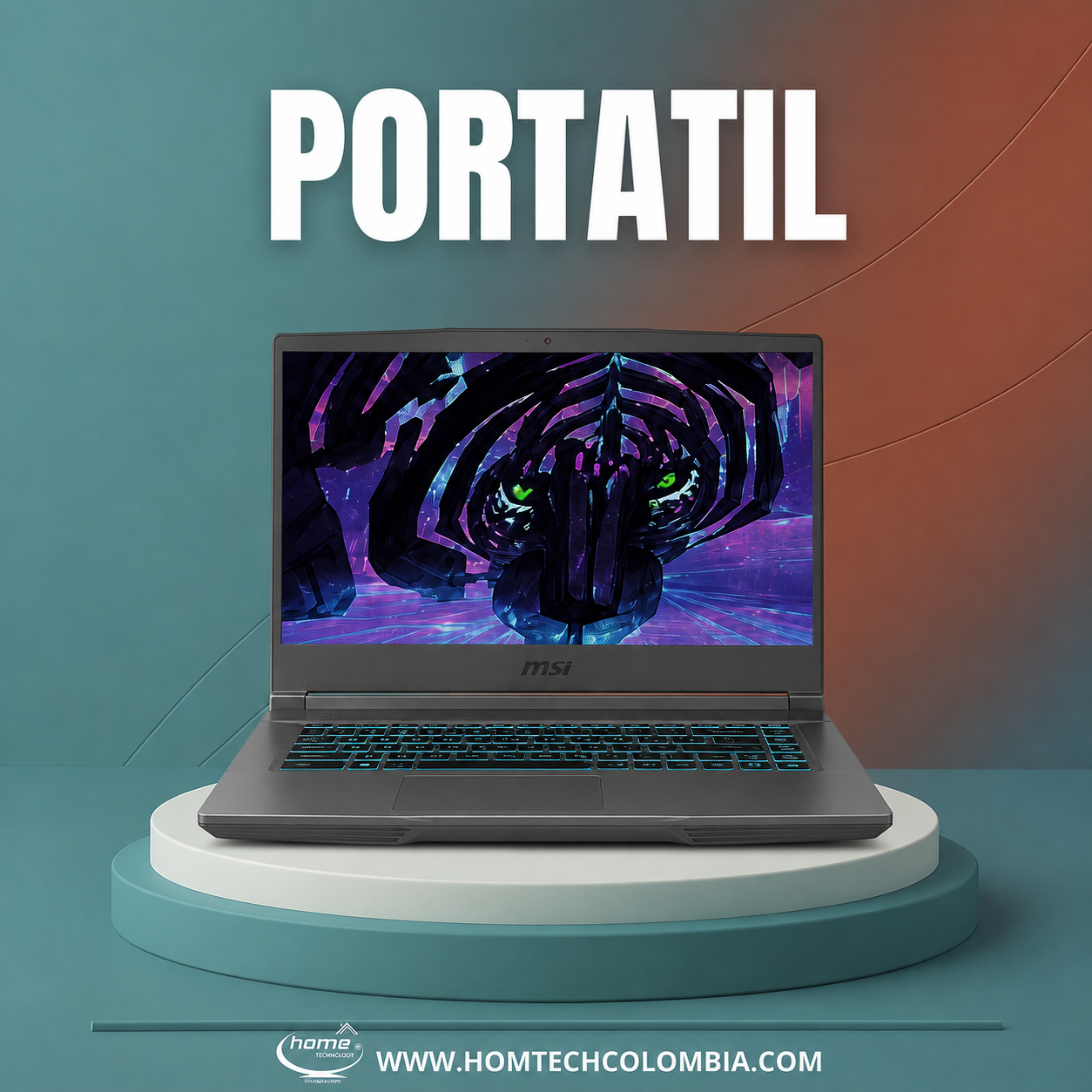 MSI Thin A15 B13UC-3256XCO - Portátil Gamer i5-13420H, 8GB RAM, RTX 3050 4GB