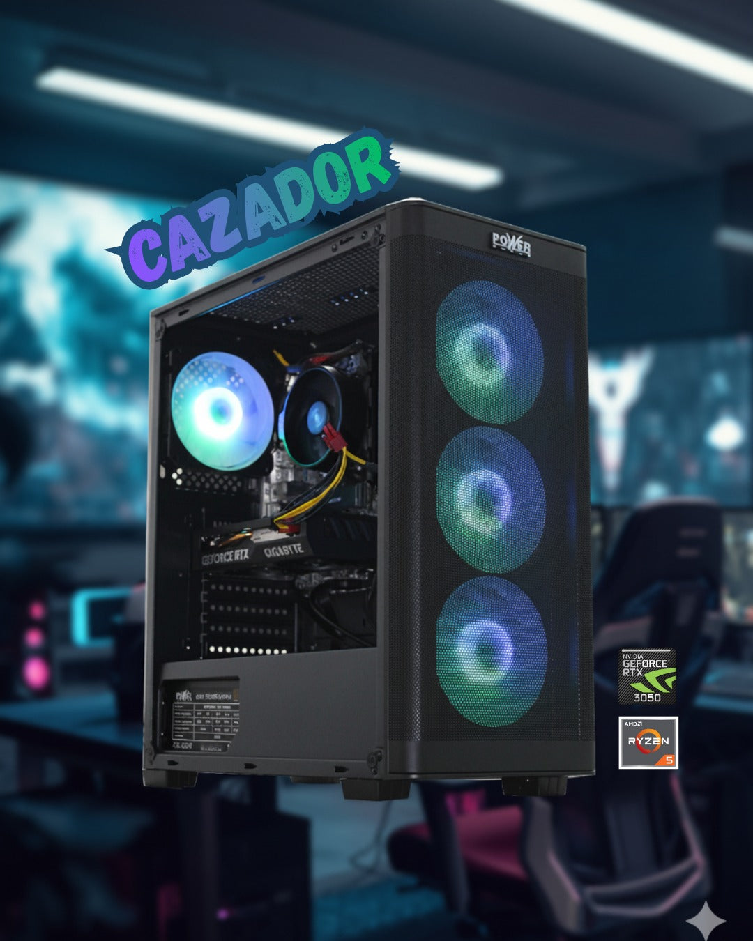 Gamer Cazador / Amd Ryzen 5 5500X3D - RTX 3050 6GB