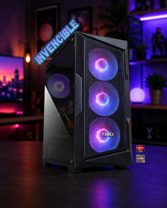 Gamer Invencible / Amd Ryzen 7 8700F - RX 9060XT 8GB