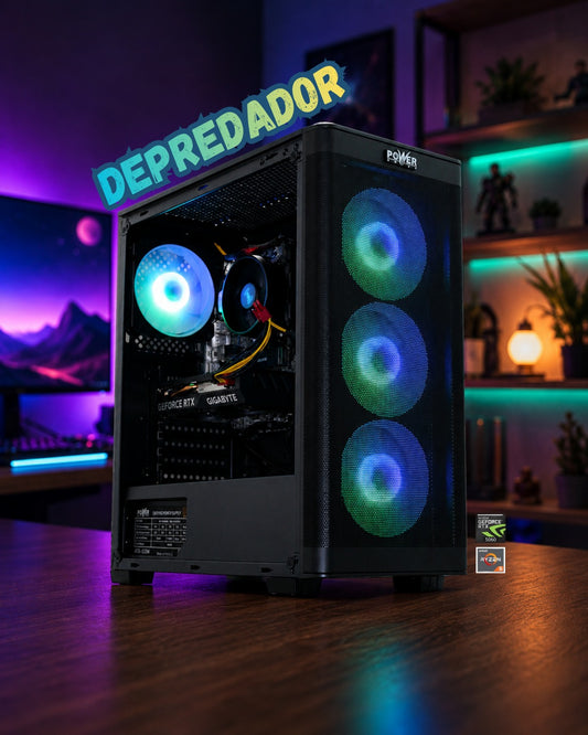 Gamer Depredador / Amd Ryzen 5 5500X3D - RTX 5060 8GB