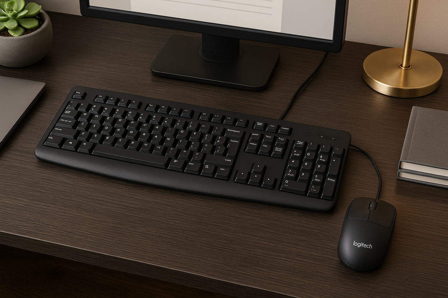 Combo Teclado Mouse logitech mk120