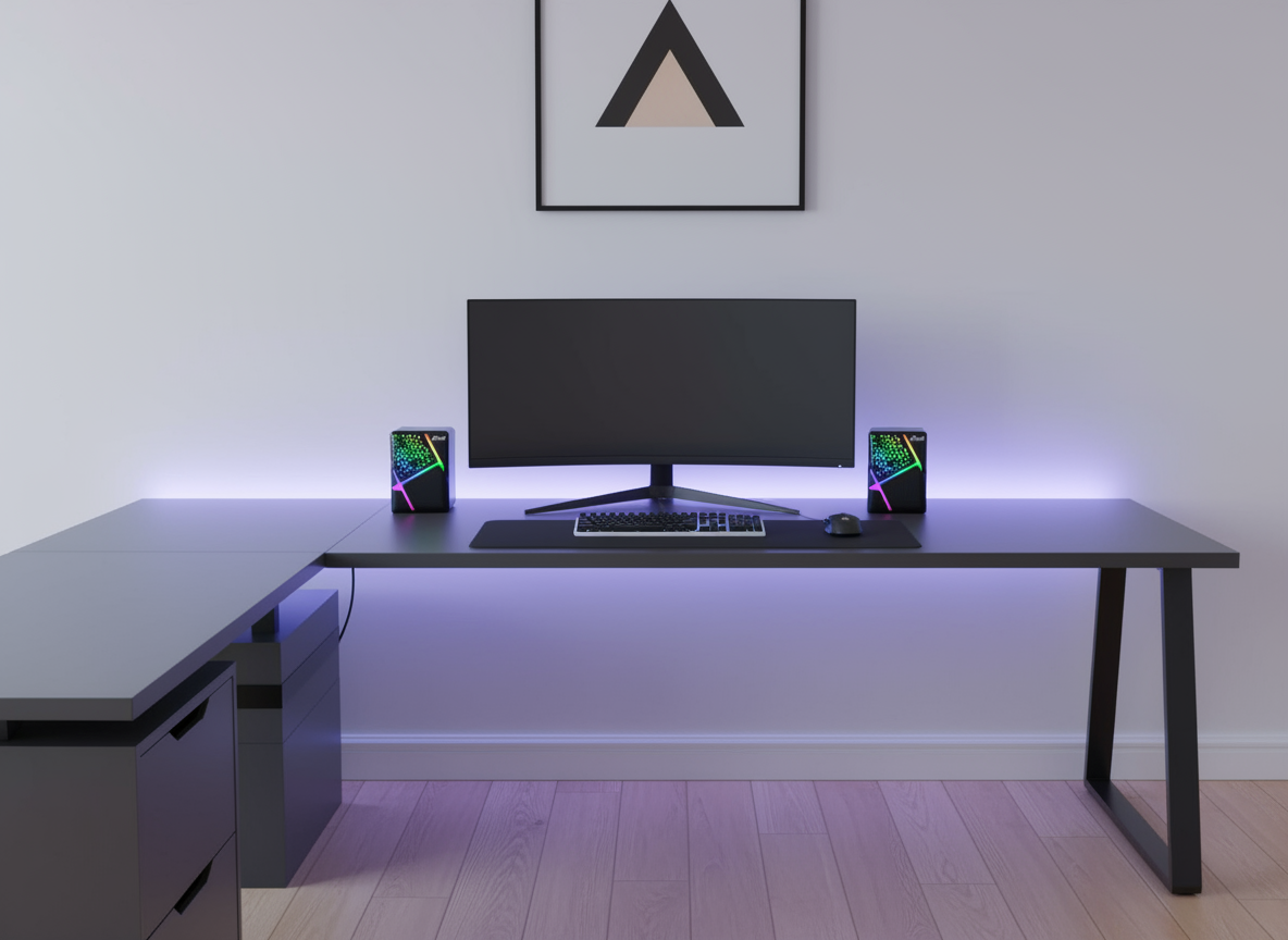 Parlante gamer Rgb usb