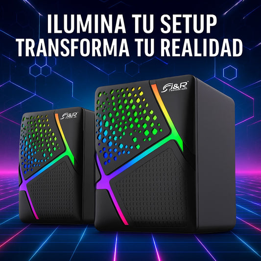 Parlante gamer Rgb usb